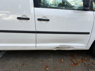 Volkswagen Caddy 1.6 TDI, AIRCO, Cruise, trekhaak, MARGE, deuken, EXPORT, NO LIGHT, TECHNISCH GOED foto 8