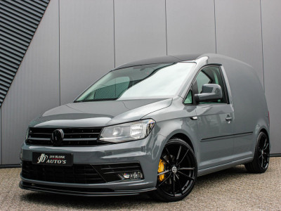 Volkswagen Caddy 2.0 TDI L1H1 185PK NARDO GREY LOOK / 72DKM / 2016 / LEDEREN BEKLEDING / APPLE CARPLAY / JB-EDITION / SCHROEFSET
