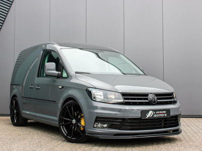 Volkswagen Caddy 2.0 TDI L1H1 185PK NARDO GREY LOOK / 72DKM / 2016 / LEDEREN BEKLEDING / APPLE CARPLAY / JB-EDITION / SCHROEFSET foto 2