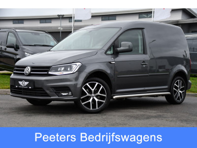 Volkswagen Caddy 2.0 TDI L1H1 BMT Highline Adaptieve Cruise, Carplay, LED, Clima, Stoelverwarming, 150pk, Automaat, Leder, Uniek!