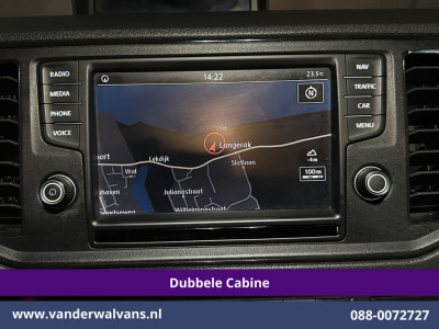 Volkswagen Crafter 2.0 177pk Pick Up Dubbele Cabine 3500kg Trekhaak Open Laadbak Euro6 Airco | 6-Zits | Camera | Navigatie | Apple Carplay Android Auto, Cruisecontrol, Chauffeursstoel 3