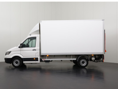 Volkswagen Crafter 2.0TDI 140PK Bakwagen+Laadklep | 1097 Kg Laadvermogen | Dakspoiler | Zijdeur | Camera | Navigatie 12