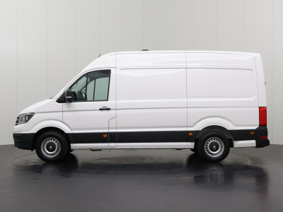 Volkswagen Crafter 2.0TDI 140PK DSG Automaat L3H3 | Kastinrichting | Airco | Cruise | 3-Zits | Betimmering | 3000Kg Trekhaak foto 12