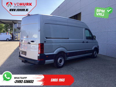 Volkswagen Crafter 2.0 TDI 140 pk DSG Aut. L3H3 LED/ 270Gr.deuren/ Gev.Stoel/ Massage/ Standkachel/ Carplay/ Camera/ PDC/ Cruise/ Trekhaak/ Airco 10