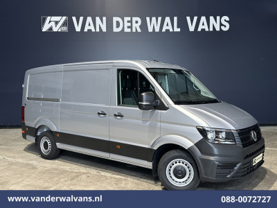 Volkswagen Crafter 2.0 TDI 141pk L3H2 L2H1 Euro6 Airco | Navigatie | Apple Carplay | Cruisecontrol | 3000kg Trekhaak Android Auto, Parkeersensoren, Bijrijdersbank