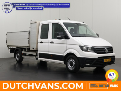Volkswagen Crafter 2.0TDI 177PK Automaat Dubbele Cabine Kipper | 3-Zijdig | 3000Kg Trekhaak | Navigatie | 6-Persoons