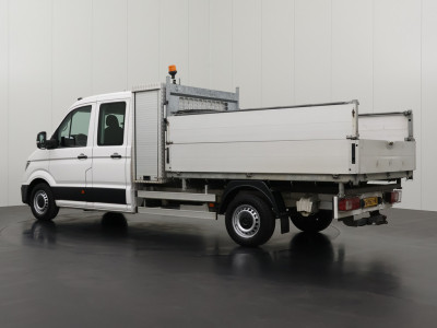 Volkswagen Crafter 2.0TDI 177PK Automaat Dubbele Cabine Kipper | 3-Zijdig | 3000Kg Trekhaak | Navigatie | 6-Persoons 6