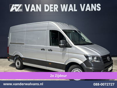 Volkswagen Crafter 2.0 TDI 177pk L3H3 L2H2 Euro6 Airco | 2x Zijdeur | Camera | Navigatie | Apple Carplay Android Auto, Bijrijdersbank