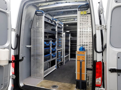 Volkswagen Crafter 35 2.0 TDI 140pk L3H3 (L2H2) Airco/Navi/Inrichting/230V 02-2021 foto 7
