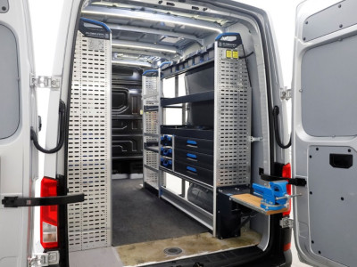 Volkswagen Crafter 35 2.0 TDI 140pk L3H3 (L2H2) Airco/Navi/Inrichting/230V 02-2021 foto 8