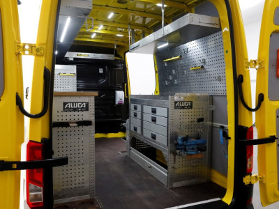 Volkswagen Crafter 35 2.0 TDI 140pk L3H3 (L2H2) Highline Servicewagen Inrichting/230V/Standkachel 02-2022 13