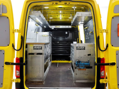 Volkswagen Crafter 35 2.0 TDI 140pk L3H3 (L2H2) Highline Servicewagen Inrichting/230V/Standkachel 02-2022 3