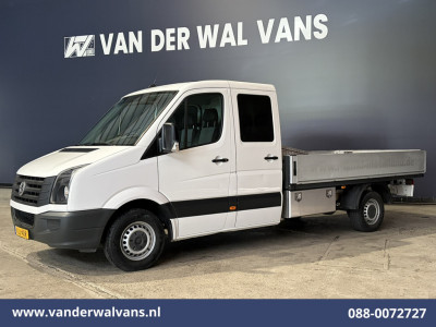 Volkswagen Crafter 35 2.0 TDI 141pk Dubbele Cabine Open Laadbak | Airco 3500kg trekhaak 6-Zits 6
