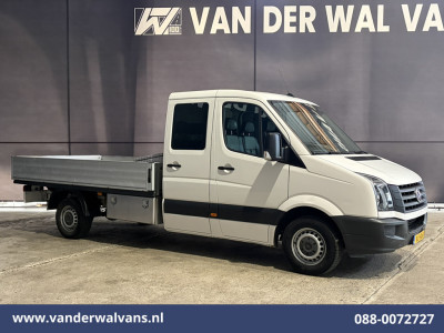 Volkswagen Crafter 35 2.0 TDI 141pk Dubbele Cabine Open Laadbak | Airco 3500kg trekhaak 6-Zits 7