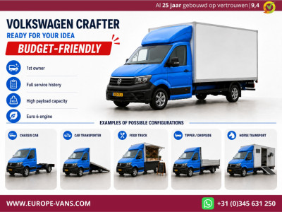 Volkswagen Crafter 35 2.0 TDI E6 Bakwagen met achterdeuren 2-Persoons 11-2020 foto 4