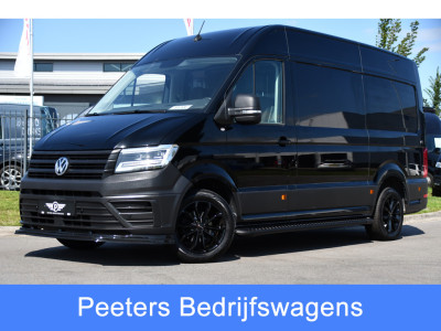 Volkswagen Crafter 35 2.0 TDI L3H3 Black Edition Camera, Adaptieve Cruise, 3000kg Trekhaak, Automaat, LED, Geveerde stoel, 164pk, Massage stoel, Uniek!