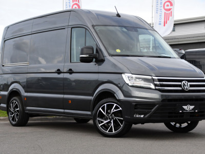 Volkswagen Crafter 35 2.0 TDI L3H3 PB Edition MARGE! Adaptieve Cruise, Camera, Carplay, 2 x Schuifdeur, Multimedia, LED, 177pk, Automaat, Stoelverwarming, Trekhaak, Uniek! foto 5