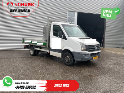 Volkswagen Crafter 35 2.0 TDI Open laadbak/ Kipper/ Tacho/ Dubbel lucht/ 3.5t Trekverm./ Gev.stoel/ Cruise/ Airco/ 350x200x40/ Pick Up