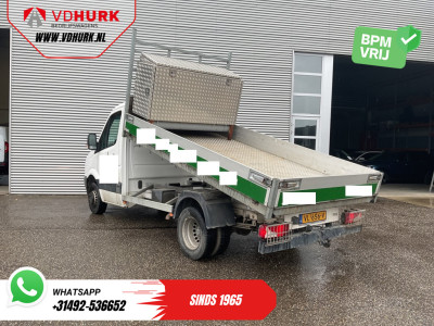 Volkswagen Crafter 35 2.0 TDI Open laadbak/ Kipper/ Tacho/ Dubbel lucht/ 3.5t Trekverm./ Gev.stoel/ Cruise/ Airco/ 350x200x40/ Pick Up foto 2