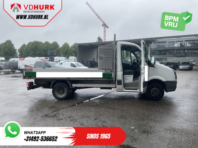 Volkswagen Crafter 35 2.0 TDI Open laadbak/ Kipper/ Tacho/ Dubbel lucht/ 3.5t Trekverm./ Gev.stoel/ Cruise/ Airco/ 350x200x40/ Pick Up foto 6