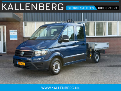 Volkswagen Crafter 35 2.0 TDI Pickup / DC / HIAB Kraan / Trekhaak 6 persoons