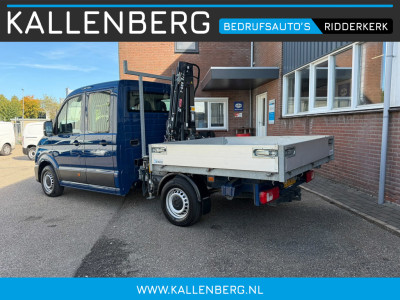 Volkswagen Crafter 35 2.0 TDI Pickup / DC / HIAB Kraan / Trekhaak 6 persoons foto 10