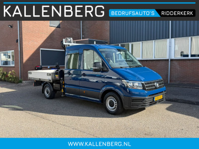 Volkswagen Crafter 35 2.0 TDI Pickup / DC / HIAB Kraan / Trekhaak / 6 persoons foto 10
