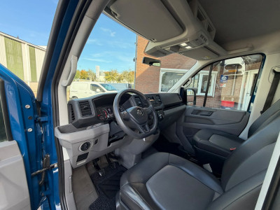 Volkswagen Crafter 35 2.0 TDI Pickup / DC / HIAB Kraan / Trekhaak 6 persoons foto 16