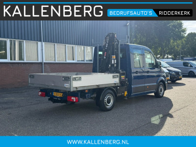 Volkswagen Crafter 35 2.0 TDI Pickup / DC / HIAB Kraan / Trekhaak / 6 persoons foto 2