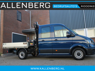 Volkswagen Crafter 35 2.0 TDI Pickup / DC / HIAB Kraan / Trekhaak / 6 persoons foto 4