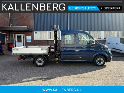 Volkswagen Crafter 35 2.0 TDI Pickup / DC / HIAB Kraan / Trekhaak / 6 persoons foto 6