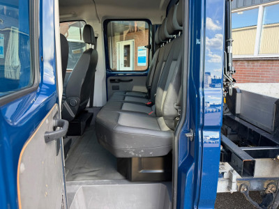Volkswagen Crafter 35 2.0 TDI Pickup / DC / HIAB Kraan / Trekhaak / 6 persoons foto 8