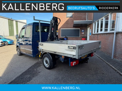 Volkswagen Crafter 35 2.0 TDI Pickup / DC / HIAB Kraan / Trekhaak / 6 persoons foto 9
