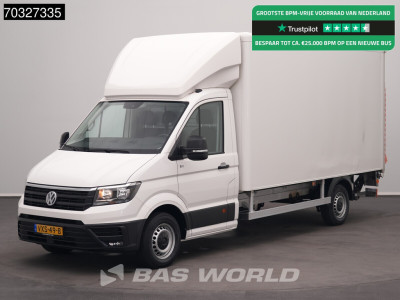 Volkswagen Crafter 140pk Automaat Laadklep Zijdeur Bakwagen Airco Cruise DHollandia Lat om Lat Euro6 Meubelbak Koffer Airco Cruise control