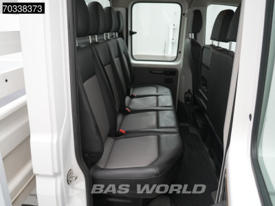 Volkswagen Crafter 140pk Kipper Dubbele Cabine Trekhaak 7 zitplaatsen Euro6 Tipper Benne Kieper Trekhaak foto 18
