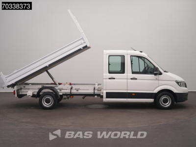 Volkswagen Crafter 140pk Kipper Dubbele Cabine Trekhaak 7 zitplaatsen Euro6 Tipper Benne Kieper Trekhaak foto 7