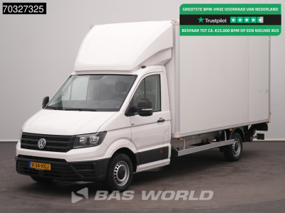 Volkswagen Crafter 140pk Laadklep Zijdeur Bakwagen Airco Cruise DHollandia Euro6 Meubelbak Koffer Mobelkoffer LBW Airco Cruise control