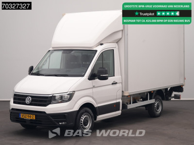 Volkswagen Crafter 140pk Laadklep Zijdeur Bakwagen Navi Airco Cruise DHollandia Euro6 Meubelbak Koffer Airco Cruise control