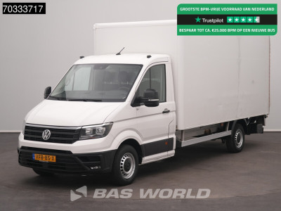 Volkswagen Crafter 140pk XL Laadklep DHollandia Automaat Zijdeur Bakwagen Airco Camera Voorruitverw. Lat om Lat Euro6 Meubelbak Koffer Mobelkoffer LBW Airco Cruise control