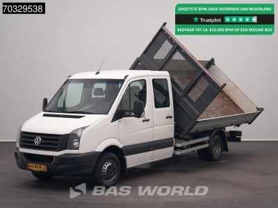 Volkswagen Crafter 160pk Dubbel Cabine Driezijdige Kipper 160PS Trekhaak Airco Tipper Benne Kieper Airco Dubbel cabine Trekhaak