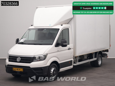Volkswagen Crafter 177pk 50 Laadklep Zijdeur Bakwagen Airco Cruise DHollandia Euro6 Meubelbak Koffer Möbelkoffer Dubbellucht Airco Cruise control