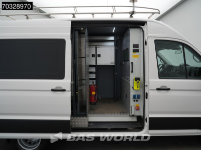 Volkswagen Crafter 177pk Dubbellucht L3H3 Werkplaatsinrichting Trekhaak Airco Cruise Camera Parkeersensoren v+a Imperiaal Euro6 L2H2 Airco Trekhaak Cruise control 9