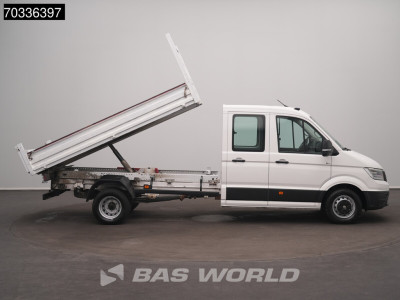 Volkswagen Crafter 177pk Kipper Dubbele Cabine Dubbellucht Airco Navi 3,5t Trekhaak Euro6 Kieper Benne Tipper DoKa Airco Trekhaak Cruise control foto 10
