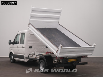 Volkswagen Crafter 177pk Kipper Dubbele Cabine Dubbellucht Airco Navi 3,5t Trekhaak Euro6 Kieper Benne Tipper DoKa Airco Trekhaak Cruise control foto 6