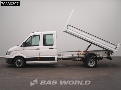 Volkswagen Crafter 177pk Kipper Dubbele Cabine Dubbellucht Airco Navi 3,5t Trekhaak Euro6 Kieper Benne Tipper DoKa Airco Trekhaak Cruise control foto 9