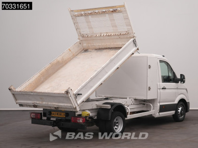 Volkswagen Crafter 177pk Kipper met Kist Dubbellucht 3,5t Trekhaak Airco Cruise Euro6 Tipper Benne Kieper Airco Trekhaak Cruise control foto 2