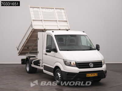 Volkswagen Crafter 177pk Kipper met Kist Dubbellucht 3,5t Trekhaak Airco Cruise Euro6 Tipper Benne Kieper Airco Trekhaak Cruise control foto 5