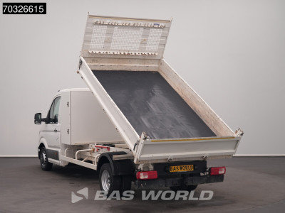 Volkswagen Crafter 177pk Kipper met Kist Dubbellucht 3,5t Trekhaak Airco Cruise Euro6 Tipper Benne Kieper Airco Trekhaak Cruise control 6