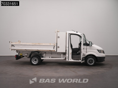 Volkswagen Crafter 177pk Kipper met Kist Dubbellucht 3,5t Trekhaak Airco Cruise Euro6 Tipper Benne Kieper Airco Trekhaak Cruise control foto 7