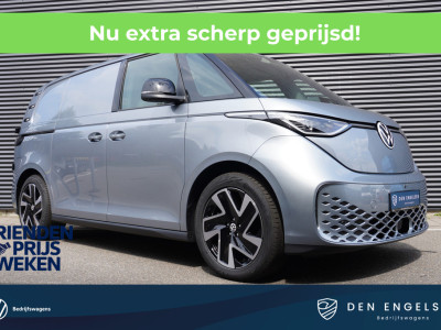 Volkswagen ID. Buzz Cargo ID. Buzz Cargo 286 pk, Bulli Limited Edition,  Achteruitrijcamera, Comfortstoelen met armleuning, Navigatie, Achterdeuren zonder ruit, Trekhaak